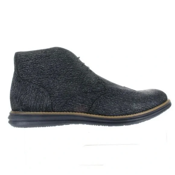 Bugatchi | Shoes | Bugatchi Bari Printed Suede Blue Chukka  display picture 3